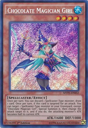 Chocolate Magician Girl [MVP1-ENS52] Secret Rare | Tables and Towers