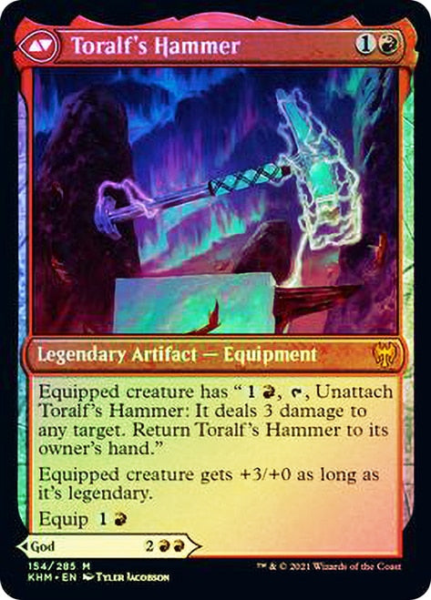 Toralf, God of Fury // Toralf's Hammer [Kaldheim Prerelease Promos] | Tables and Towers