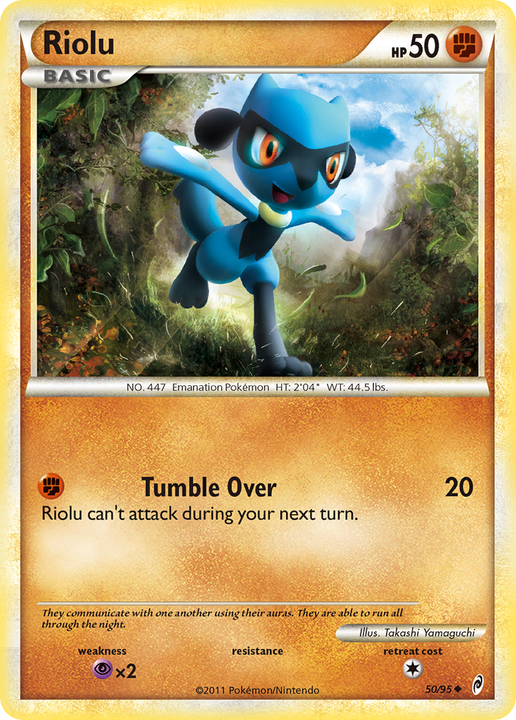 Riolu (50/95) [HeartGold & SoulSilver: Call of Legends] | Tables and Towers