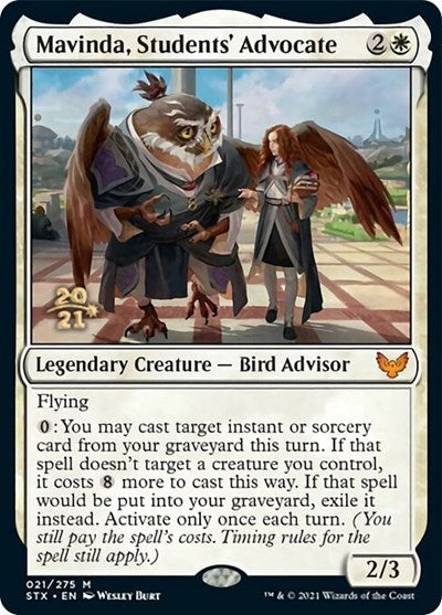 Mavinda, Students' Advocate [Strixhaven: School of Mages Prerelease Promos] | Tables and Towers