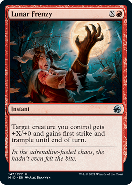 Lunar Frenzy [Innistrad: Midnight Hunt] | Tables and Towers