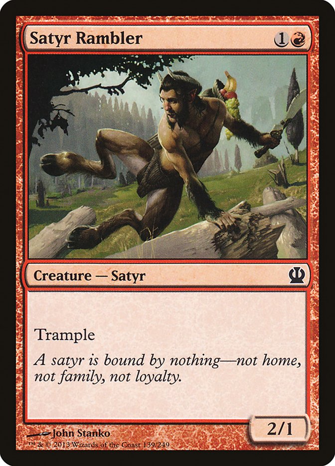 Satyr Rambler [Theros] | Tables and Towers