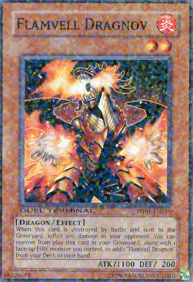 Flamvell Dragnov [DT01-EN016] Super Rare | Tables and Towers