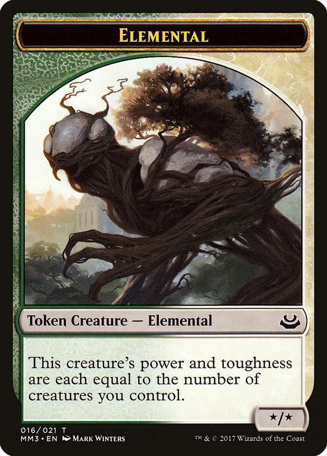 Elemental Token [Modern Masters 2017 Tokens] | Tables and Towers