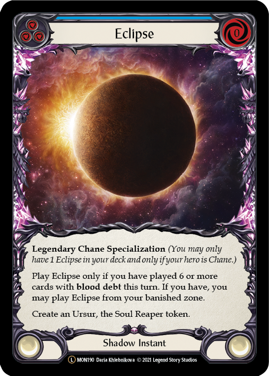 Eclipse [U-MON190-RF] (Monarch Unlimited)  Unlimited Rainbow Foil | Tables and Towers