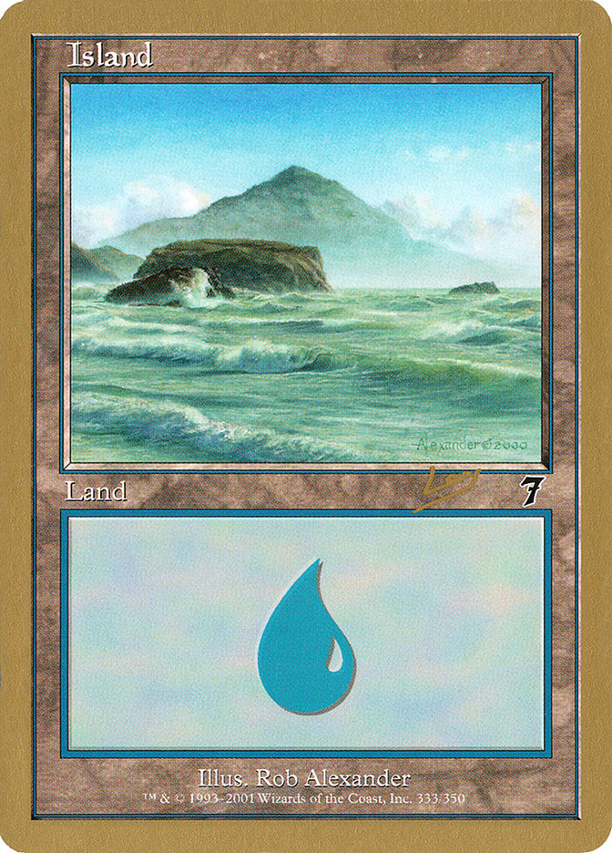 Island (333) (Raphael Levy) [World Championship Decks 2002] | Tables and Towers