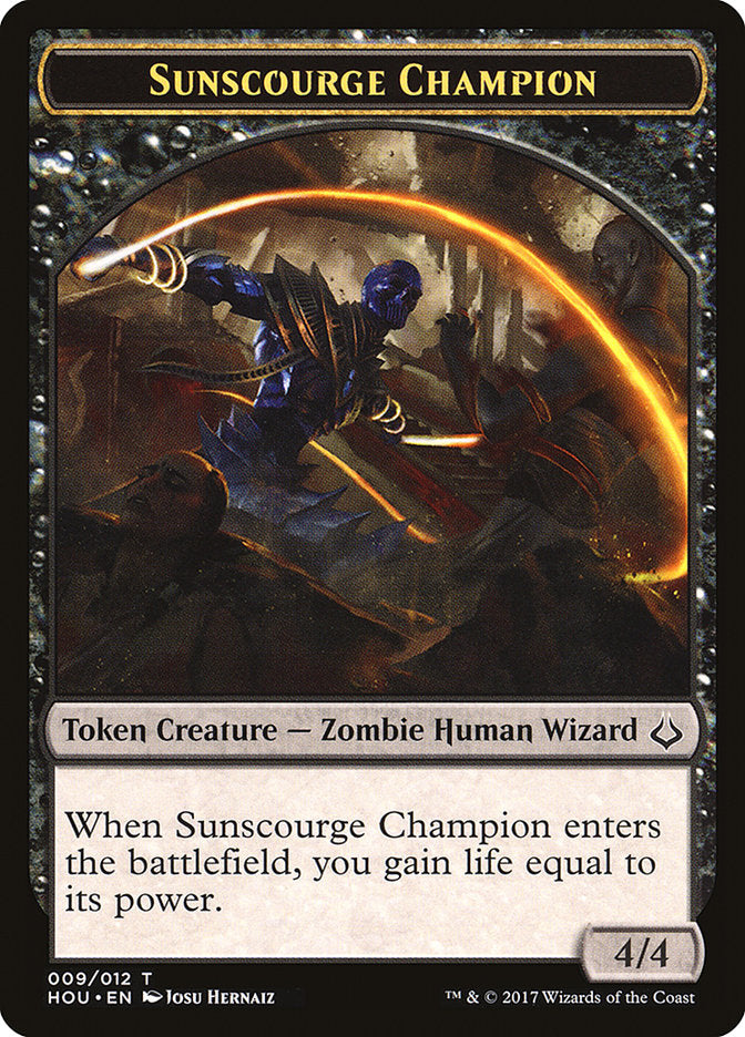 Sunscourge Champion Token [Hour of Devastation Tokens] | Tables and Towers