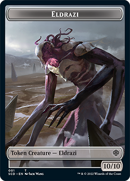 Eldrazi // Soldier Double-Sided Token [Starter Commander Decks] | Tables and Towers