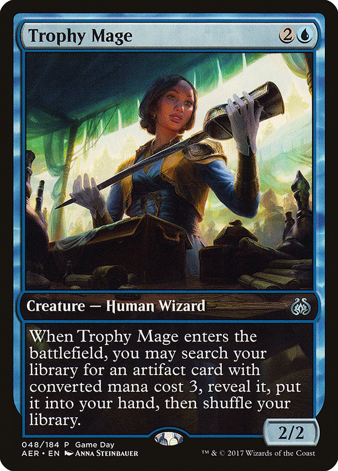 Trophy Mage (Game Day) [Aether Revolt Promos] | Tables and Towers