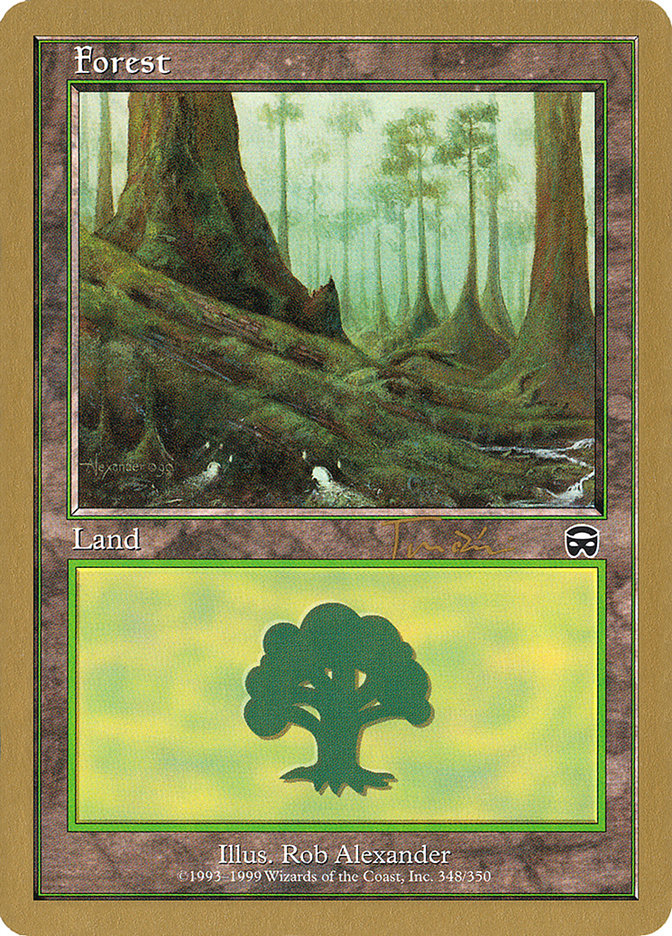 Forest (jt348) (Jan Tomcani) [World Championship Decks 2001] | Tables and Towers