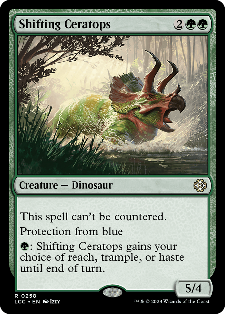 Shifting Ceratops [The Lost Caverns of Ixalan Commander] | Tables and Towers