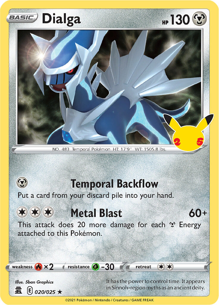 Dialga (020/025) [Celebrations: 25th Anniversary] | Tables and Towers