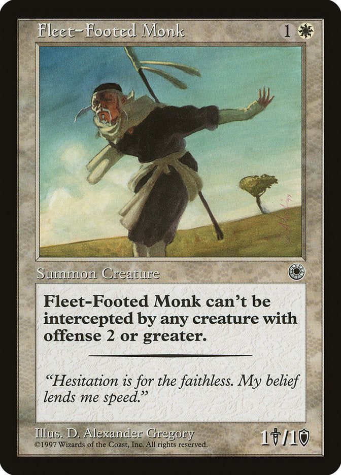 Fleet-Footed Monk [Portal] | Tables and Towers