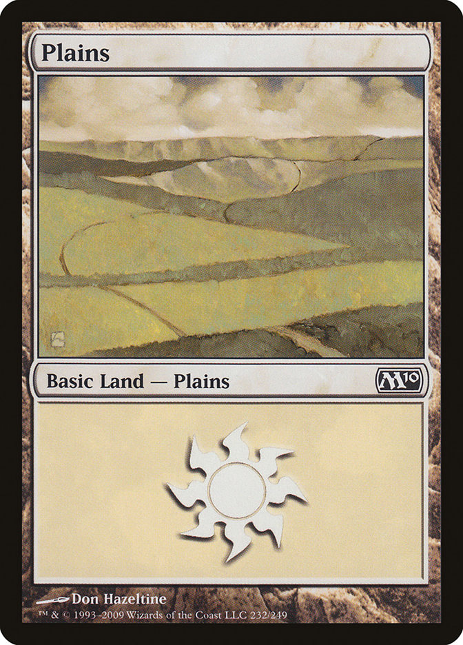 Plains (232) [Magic 2010] | Tables and Towers