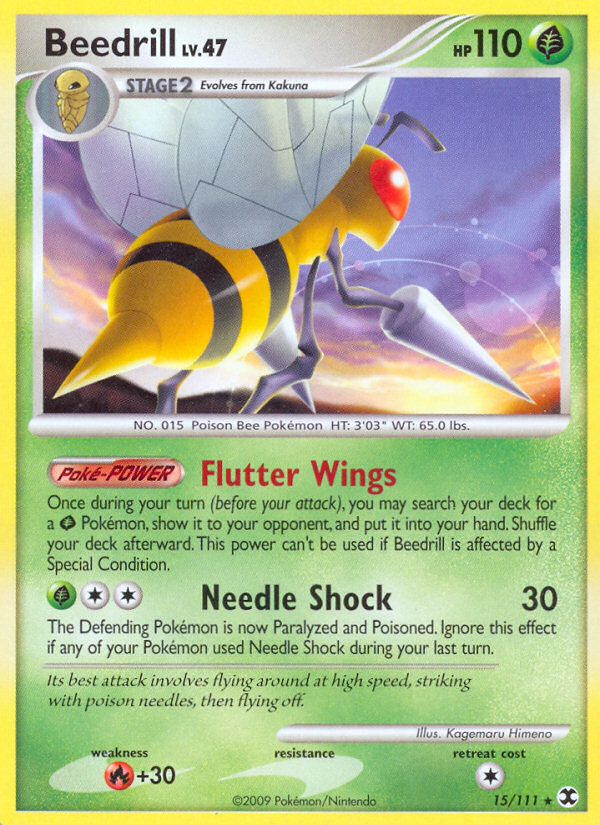 Beedrill (15/111) [Platinum: Rising Rivals] | Tables and Towers