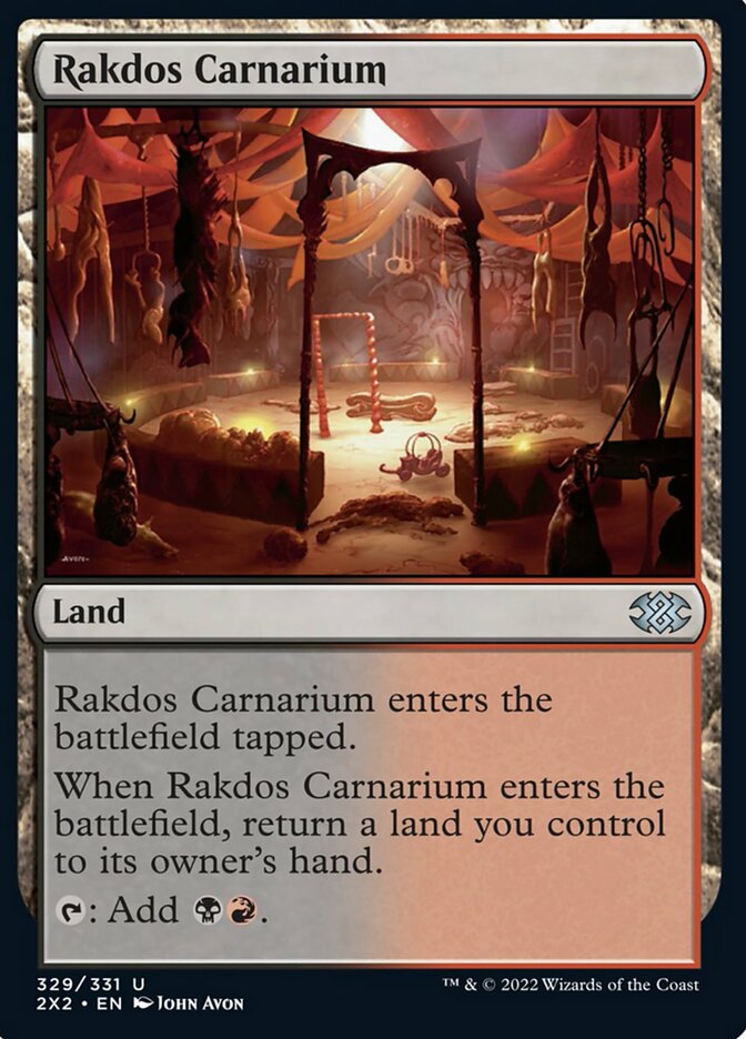 Rakdos Carnarium [Double Masters 2022] | Tables and Towers
