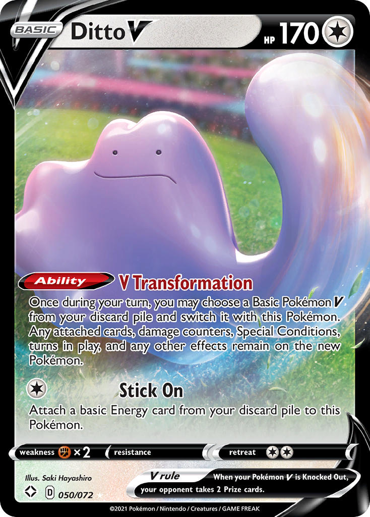 Ditto V (050/072) [Sword & Shield: Shining Fates] | Tables and Towers