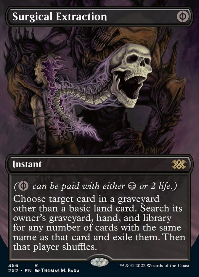 Surgical Extraction (Borderless Alternate Art) [Double Masters 2022] | Tables and Towers