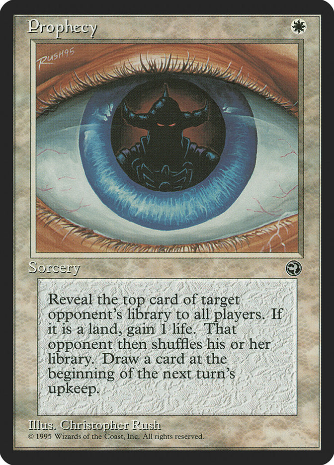 Prophecy [Homelands] | Tables and Towers