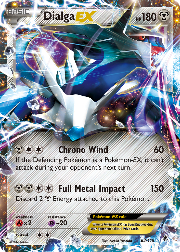 Dialga EX (62/119) [XY: Phantom Forces] | Tables and Towers