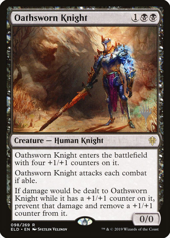 Oathsworn Knight (Promo Pack) [Throne of Eldraine Promos] | Tables and Towers