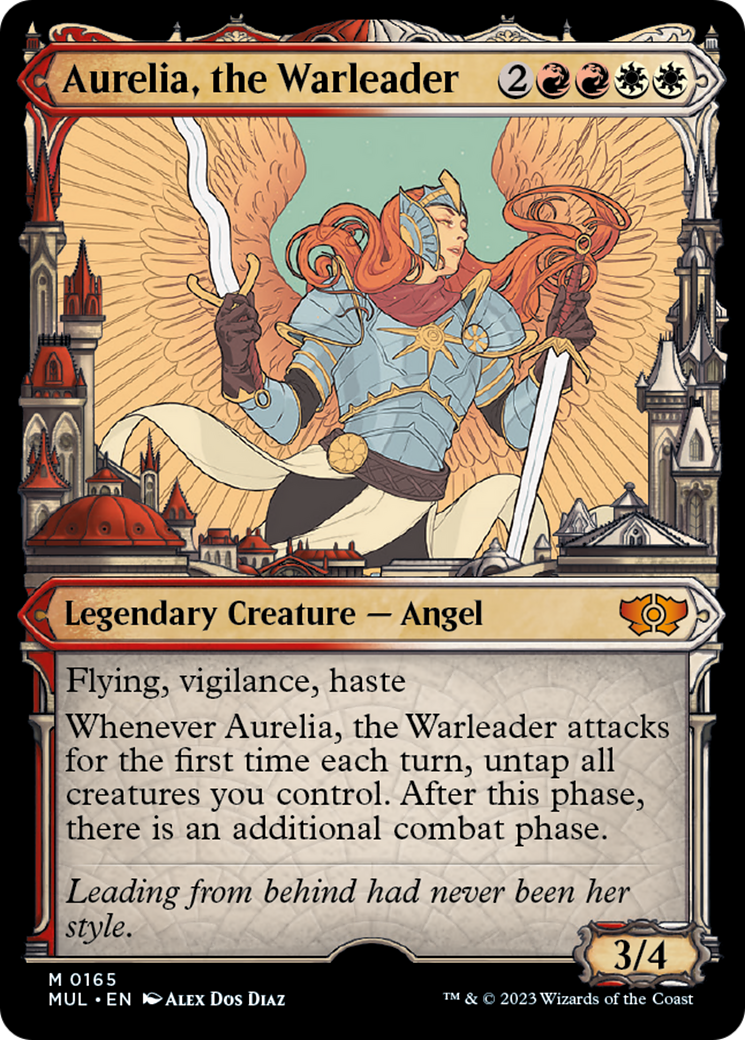 Aurelia, the Warleader (Halo Foil) [Multiverse Legends] | Tables and Towers