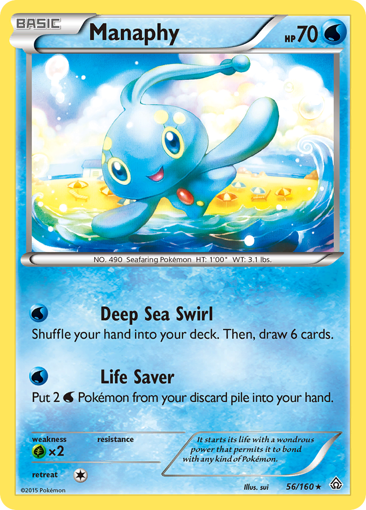 Manaphy (56/160) [XY: Primal Clash] | Tables and Towers