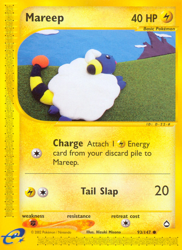 Mareep (93/147) [Aquapolis] | Tables and Towers