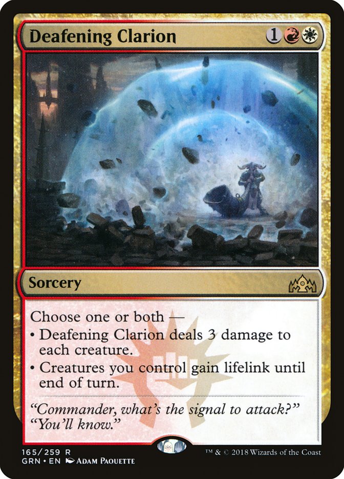 Deafening Clarion [Guilds of Ravnica] | Tables and Towers