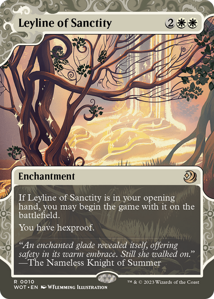 Leyline of Sanctity [Wilds of Eldraine: Enchanting Tales] | Tables and Towers