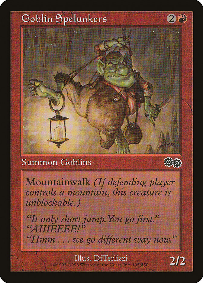 Goblin Spelunkers [Urza's Saga] | Tables and Towers