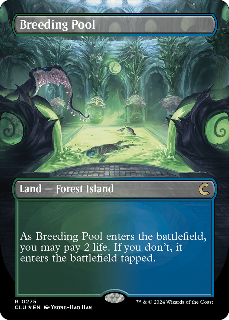 Breeding Pool (Borderless) [Ravnica: Clue Edition] | Tables and Towers