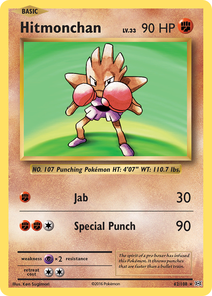 Hitmonchan (62/108) [XY: Evolutions] | Tables and Towers