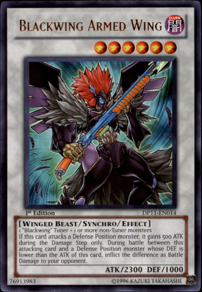 Blackwing Armed Wing [DP11-EN014] Rare | Tables and Towers