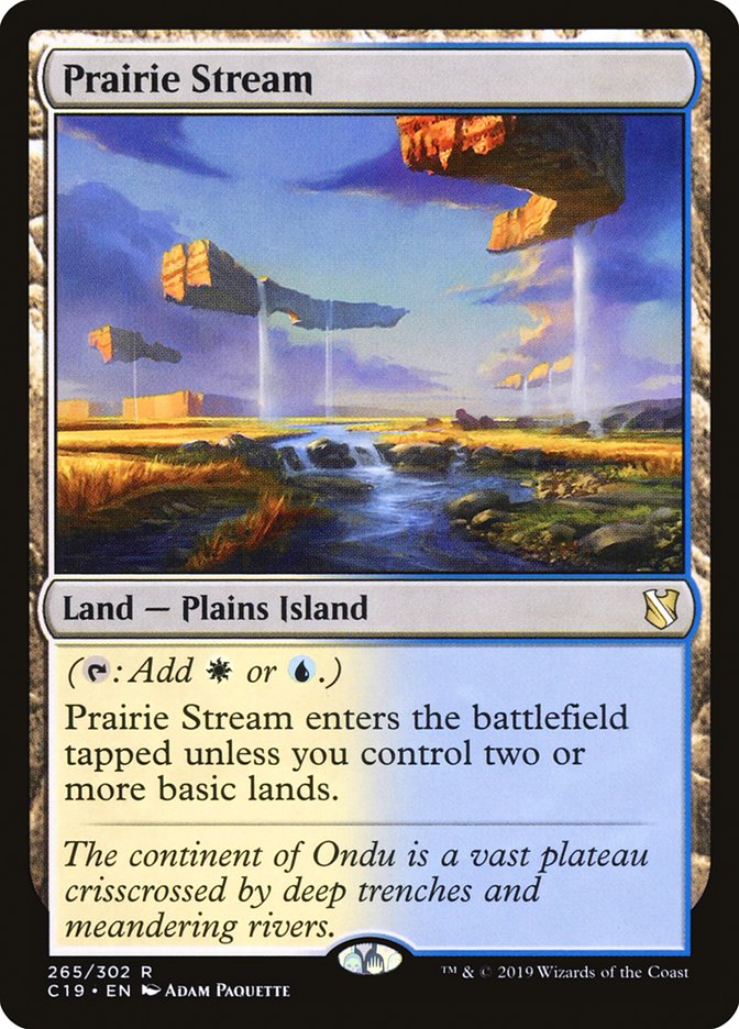 Prairie Stream [Commander 2019] | Tables and Towers