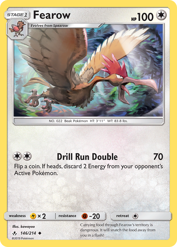 Fearow (146/214) [Sun & Moon: Unbroken Bonds] | Tables and Towers