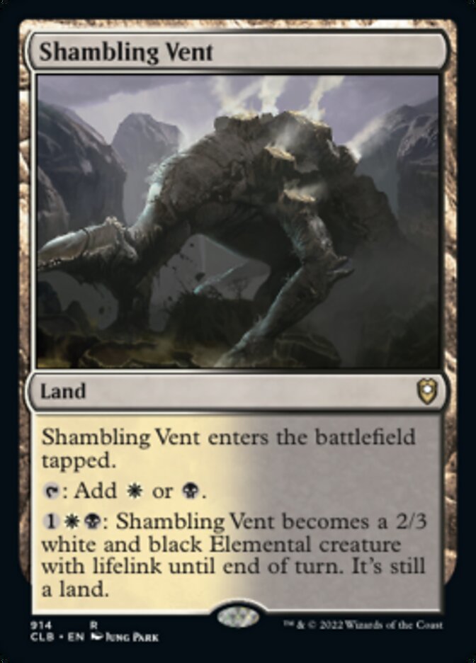 Shambling Vent [Commander Legends: Battle for Baldur's Gate] | Tables and Towers