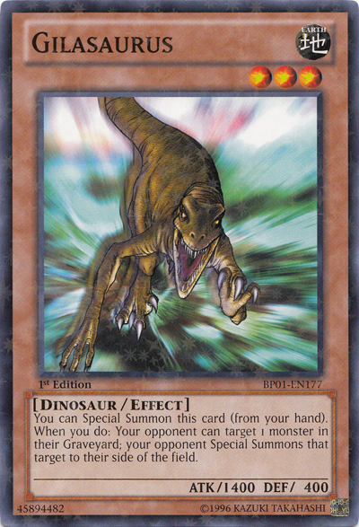 Gilasaurus [BP01-EN177] Starfoil Rare | Tables and Towers