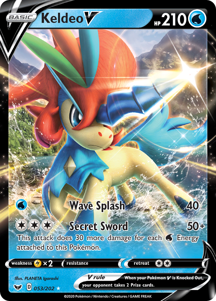 Keldeo V (053/202) [Sword & Shield: Base Set] | Tables and Towers