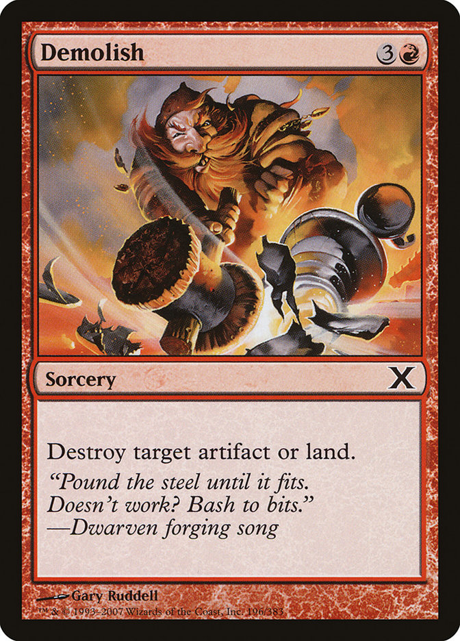 Demolish [Tenth Edition] | Tables and Towers