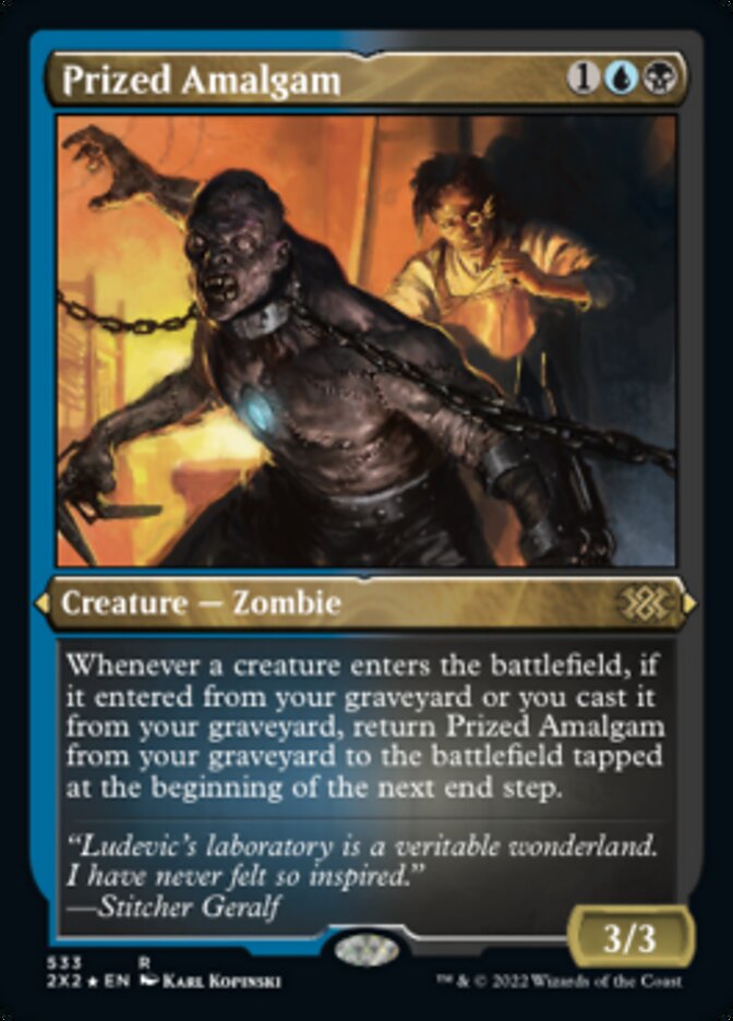 Prized Amalgam (Foil Etched) [Double Masters 2022] | Tables and Towers