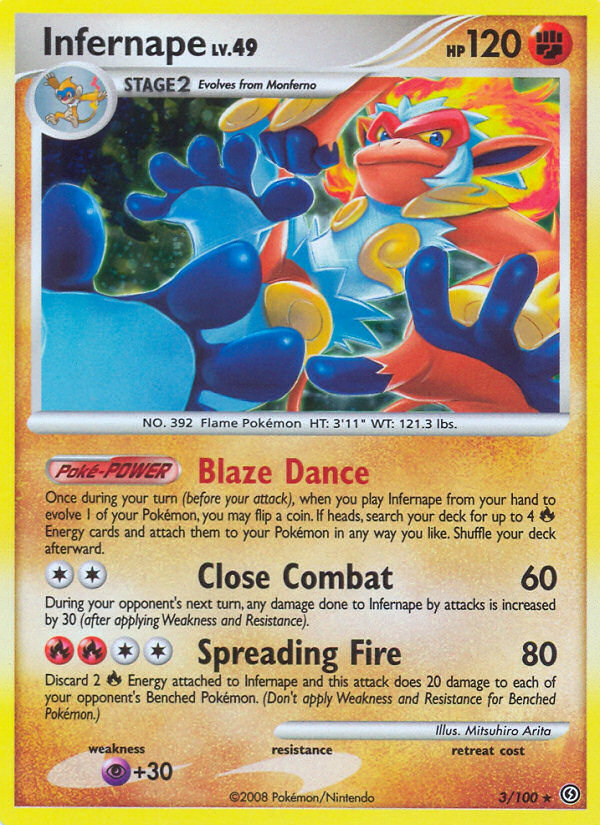 Infernape (3/100) [Diamond & Pearl: Stormfront] | Tables and Towers