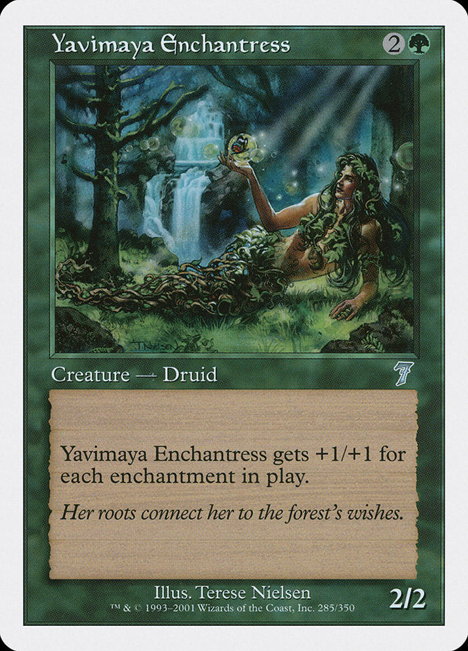 Yavimaya Enchantress [Seventh Edition] | Tables and Towers