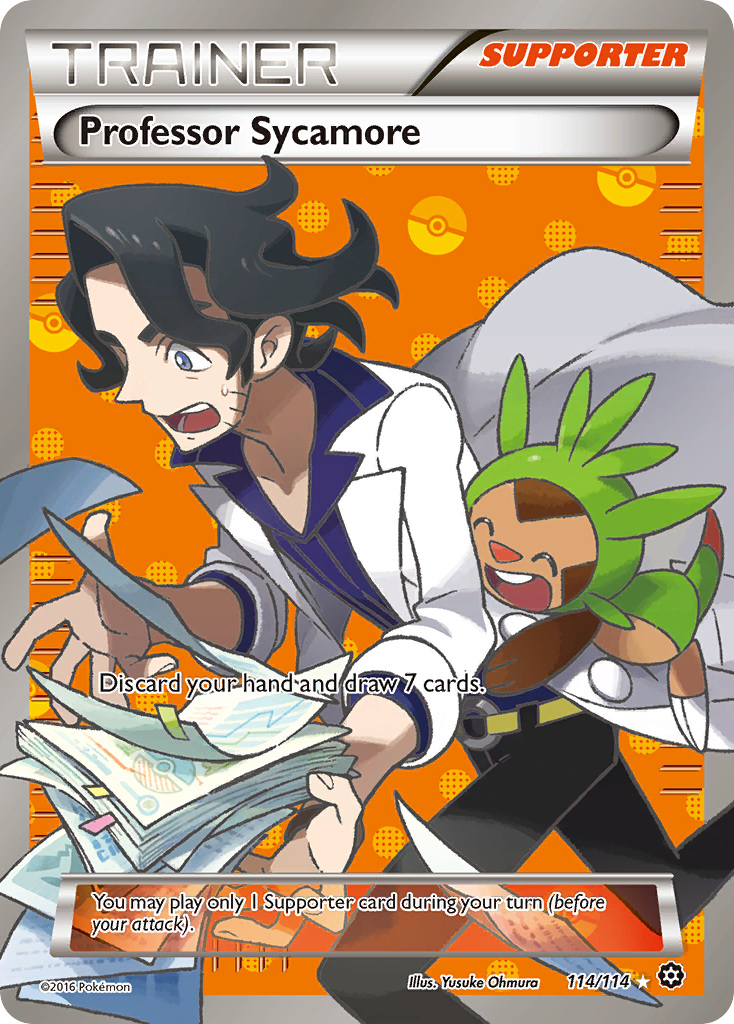 Professor Sycamore (114/114) [XY: Steam Siege] | Tables and Towers