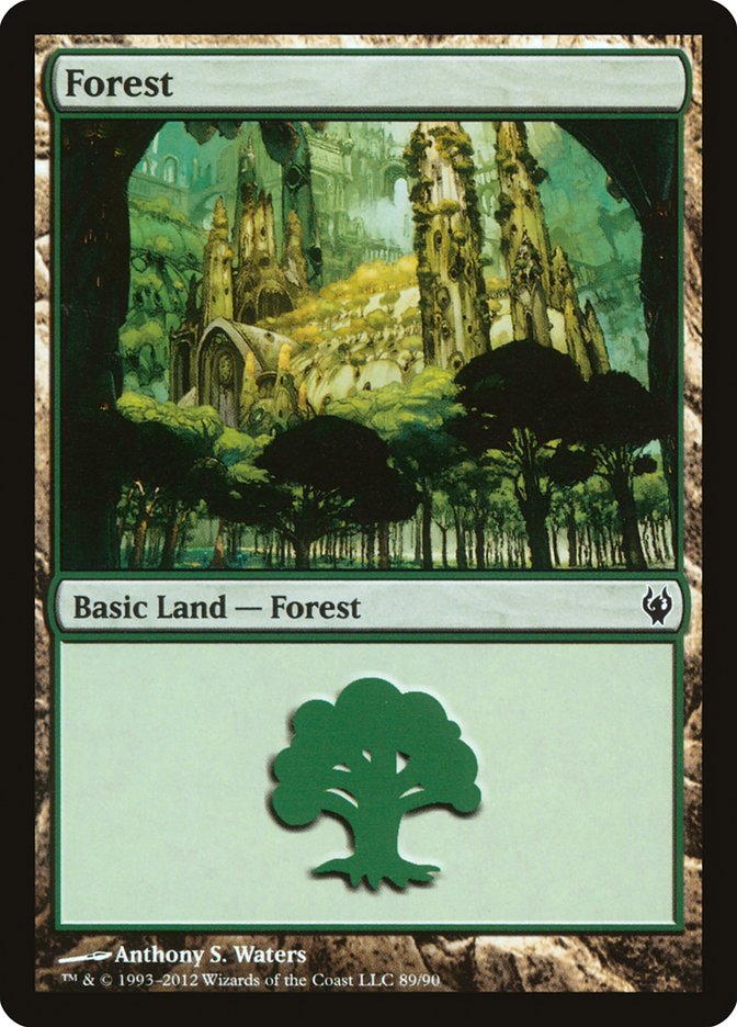 Forest (89) [Duel Decks: Izzet vs. Golgari] | Tables and Towers