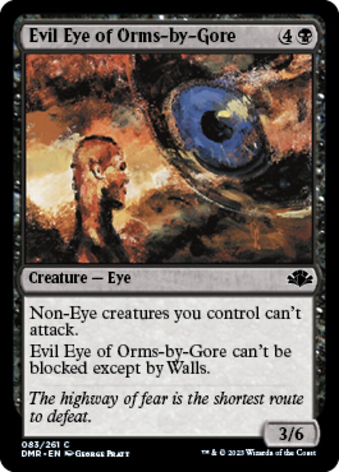 Evil Eye of Orms-by-Gore [Dominaria Remastered] | Tables and Towers