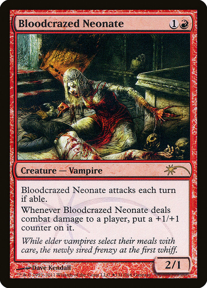 Bloodcrazed Neonate [Wizards Play Network 2011] | Tables and Towers