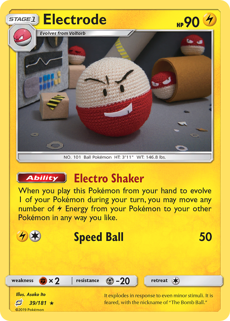 Electrode (39/181) [Sun & Moon: Team Up] | Tables and Towers