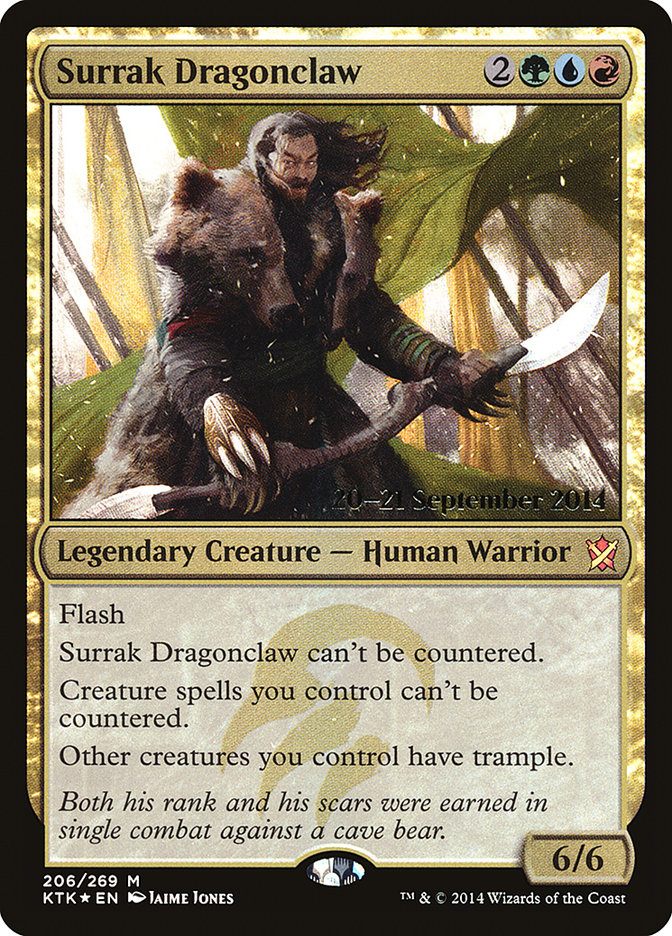 Surrak Dragonclaw [Khans of Tarkir Prerelease Promos] | Tables and Towers