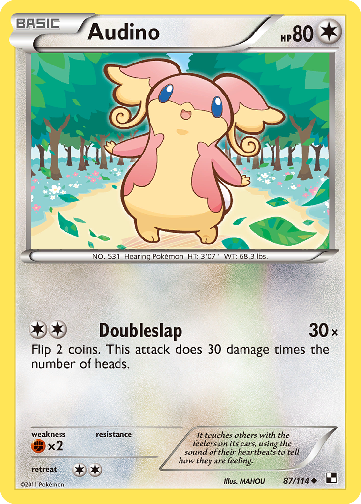 Audino (87/114) [Black & White: Base Set] | Tables and Towers